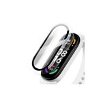 Coverzone Xiaomi Mi Band 7 Ile Uyumlu Tam Kapatan Önü Kapalı Serendipity Tempered Ekran Koruma Şeffaf