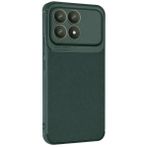 Coverzone Xiaomi Poco F8 Pro Uyumlu TPU Silikon Kılıf, Ultra Slim Fit Karbon Fiber Desenli, Darbe Emici, İnce ve Hafif, Şık ve Koruyucu (Koyu Yeşil)