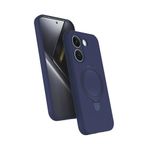 Coverzone Xiaomi Poco X8 Pro ile uyumlu Kılıf MagSafe ile uyumlu Z-Samara Kapak Wireless Şarj Özellikli Stand Olabilen Poco X8 Pro kilif Lacivert