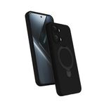 Coverzone Xiaomi Poco X8 Pro Max ile uyumlu Kılıf MagSafe ile uyumlu Z-Samara Kapak Wireless Şarj Özellikli Stand Olabilen Poco X8 Pro Max kilif Siyah
