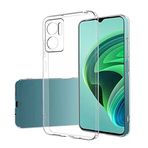 Coverzone Xiaomi Redmi 10 5G ile uyumlu Kılıf Süper Esnek Yapılı Toz ve Kirden Koruyan Silikon Xiaomi Redmi 10 5G ile uyumlu Kamera Koruma Çıkıntılı Süper Şeffaf Kapak