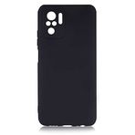 Coverzone Xiaomi Redmi Note 10S İle Uyumlu Kılıf Premier Silikon Arka Kapak Siyah