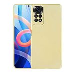 Coverzone Xiaomi Redmi Note 12 Pro 4G Global ile uyumlu Kılıf Premier Silikon Kapak Gold