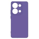 Coverzone Xiaomi Redmi Note 13 Pro 4G ile uyumlu Kılıf Kamera Korumalı Soft ve pürüzsüz dış yüzey Silikon Kılıf, Ultra ince yapılı Kılıf Esnek silikon Bye Arka Kapak Lila