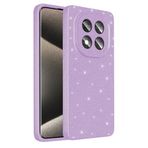 Coverzone Xiaomi Redmi Note 14 Pro Plus ile uyumlu Z-Jelly Kılıf Kamera Korumalı Simli Işıltılı Renkli Parlak Silikon Kapak - Lila