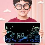 CoverZone Yazı Tableti 21 Inç LCD Çift Taraflı, Yetişkinler ve 3+ Çocuklar Için Yazı Tahtası, Çizim Yazma Karalama Tahtaları, Eğitim Öğrenme Aracı Için Çizim Tahtası 46 x 30CM Xlb-21