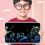 Coverzone Yazı Tableti XL Büyük Boy 21 inç LCD Çift Taraflı, Yetişkinler ve 3+ Çocuklar için Yazı Tahtası, Çizim Yazma Karalama Tahtaları, Eğitim Öğrenme Aracı için Çizim Tahtası 46 x 30cm XLB-21
