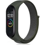 Coverzone Yeşil Xiaomi Mi Band 6 Uyumlu Hasır Örme Kordon No-24