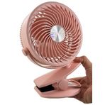 CoverZone YS-2260 Pembe 20 cm Midi Vantilatör