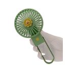 CoverZone YS2269 Şarjlı Taşınabilir Mini USB Fan Led Işıklı Masa Üstü 3 Kademeli Mini Vantilatör