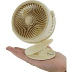 CoverZone YS2285 Açık Sarı 14 cm Mini Vantilatör