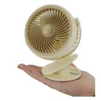 CoverZone YS2285 Açık Sarı 14 cm Mini Vantilatör