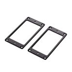 Coviya 2 adet Humbucker Manyetikler Pikap için Montaj Halkaları Kapak Çerçeve Set Yedek LP Gitar