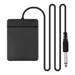 Coviya 6.35mm Arayüzü Kompakt Sustain Pedal Müzik Aletleri için Evrensel Tek Pedal Taşınabilir Roll Up Piyano Elektronik Klavye Elctronic Roll Up Davul