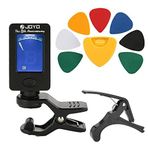 Coviya Gitar Aracı Kiti Tuner Capo Mızrap Tutucu 7 Seçtikleri Gitar Aksesuarları