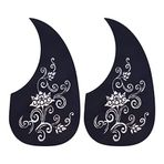 Coviya Kendinden yapışkanlı Gitar Pickguard 40/41 İnç Akustik Gitar için Çizilmez Gitar Pickguard 2 Adet