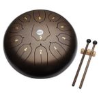 Cox Steel Tongue Drum Kahverengi Perküsyon