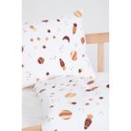 Cozibo Bebek Nevresim Takım, Pamuklu, 100X150 Bebek Nevresim Takımı - 100 x 150 cm - Kahverengi