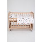 Cozibo Bebek Nevresim Takım, Pamuklu, 100X150 Bebek Nevresim Takımı - 100 x 150 cm - Turuncu