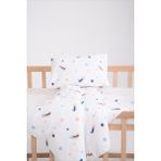 Cozibo Bebek Nevresim Takımı Pamuklu - 100 x 150 cm - Mavi