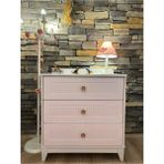Cozibo Efor Çok Amaçlı Dolap 3 Çekmeceli Beyaz MDF Şifonyer 80 cm Genişlik Modern Tasarım