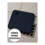COZLEY Lacivert Lavabo Koku Giderici Silikon Mat Banyo Mutfak Balkon Gider Tıpası Böcek Önleyici Kapak