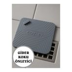 COZLEY Lavabo Koku Giderici Silikon Mat Banyo Mutfak Balkon Gider Tıpası Böcek Önleyici Kapak GRİ