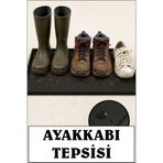 COZLEY Silikon Ayakkabı Tepsisi Su Geçirmez Kaymaz Yıkanabilir Ayakkabı Düzenleyici Ayakkabı Standı 60X40CM
