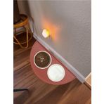 Cozley Silikon Mama Matı Havuzlu Yıkanabilir Kaymaz Silinebilir Evcil Hayvan Beslenme Matı Kedi Köpek Paspası Kedi Köpek Mama Matı Su Geçirmez Katlanabilir Su Kabı Mama Kabı Matı (Kiremit, 50 X 25 CM)