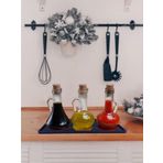 Cozley Silikon Yağdanlık Altlığı 2'li Paket Yağ Standı Sabunluk Sabun Altlığı Sünger Altlığı Çok Amaçlı Organizer Tezgah Sunum Düzenleyici Mutfak Düzenleyici Lavabo Matı Mutfak Matı (Koyu Lacivert)