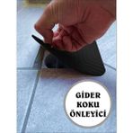 Cozley Siyah Renk Kötü Koku Önleyici Silikon Mat Banyo Mutfak Lavabo Balkon Gider Tıpası Kapağı Böcek Önleyici Kapak Koku Giderici