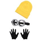 CozofLuv Cadılar Bayramı Cosplay için Erkek Kostüm Aksesuarı (MINION)