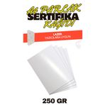 ÇÖZÜM KAĞIT A4 Parlak Sertifika Kağıdı Kalın Lazer Yazıcılara Uygun 25 Adet 250 Gr