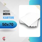 Çözüm Kağıt Amerikan Bristol Karton 50X70 350 gr - 100 Adet