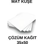 Çözüm Kağıt Mat Kuşe Gramajlı Kağıt 35X50 cm 90 gr - 50 Adet