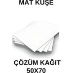 Çözüm Kağıt Mat Kuşe Gramajlı Kağıt 50X70 cm 300 gr - 100 Adet