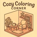 Cozy Coloring Corner: Cuty & Comfy Rooms for Mindful Relaxation