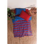 Cozy Home Popping Colors Tek Kişilik Lastikli Çarşaflı Nevresim Takımı Blaze Kırmızı