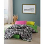 Cozy Home Popping Colors Tek Kişilik Lastikli Çarşaflı Nevresim Takımı Dazzle Yeşil