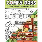 Cozy Spaces & Comfy Days: Coloring Book for Adults and Teens, Super Cute Animal Characters in Cozy Hygge Moments for Stress Relief