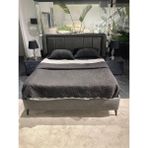Cozze Mobilya Loft Modern Bazalı Çift Kişilik Karyola - Antrasit - 120 x 200 cm
