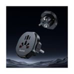 CP-4550 Priz Dönüştürücü Seyahat Adaptörü-Siyah