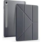 CPT83 Samsung Galaxy Tab S10 Fe Plus 13.1 Kalemlikli Mars Tablet Kılıfı - Gri - 001-Renkli