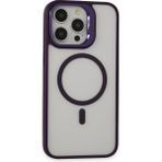 CPT90 iPhone 15 Pro Max Kılıf Roblox Lens Magsafe Standlı Kapak - Derin Mor