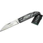 Cr 0102 Kamp Çakı 20 cm - Balık Desenli Metal Sap, Kılıflı, Kutulu