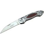 Cr 0124 Rd Kamp Çakı 20 cm - Metal Desenli Sap, Kılıflı, Kutulu