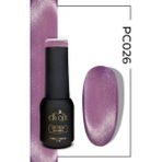 Cr-Oje Kalıcı Oje Korean Cat Eye, Inci Tanecikli Manyetik Cat Eye / Kedi Gözü PC026 (5 ML) - Mor