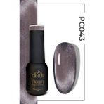 Cr-Oje Kalıcı Oje Korean Cat Eye, Inci Tanecikli Manyetik Cat Eye / Kedi Gözü PC043 (5 ML) - Koyu Mor