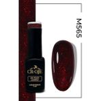 Cr-Oje Kalıcı Oje Simli Bordo-M565(12 ML.)