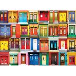 Cra-Z-Art Premium Jigsaw Puzzle 1000 Pieces 20"X27"-Colorful Montreal Doors